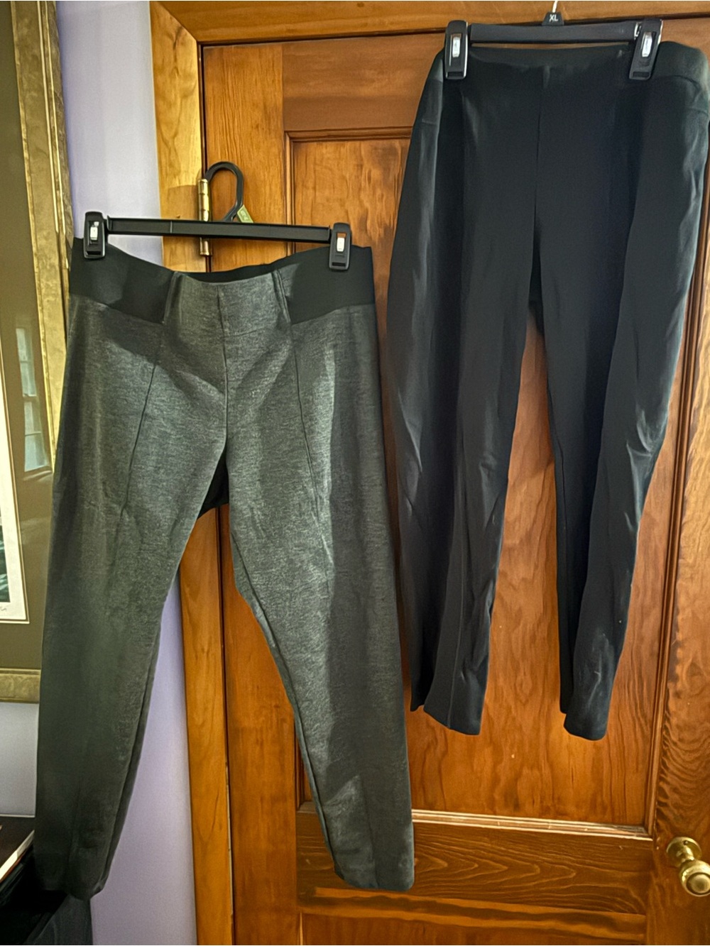 Simply Vera Vera Wang Black & Charcoal Ponte Pull-On Leggings